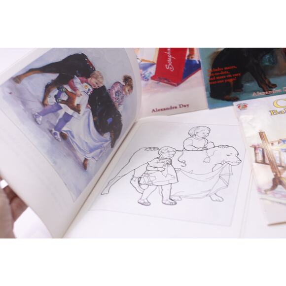 Alexandra Day, Carl, Coloring Book, Lot, Honey Bear, Activity, ~ 251107-WH 1394 - Picture 4 of 7